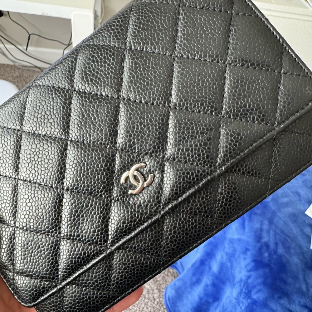 Chanel Black Caviar Quilted WOC - Relisting - Picture 2 of 9